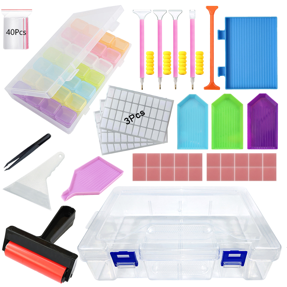 Tool Chest Cabinet - Diamond Painting Tools Kit with Storage
