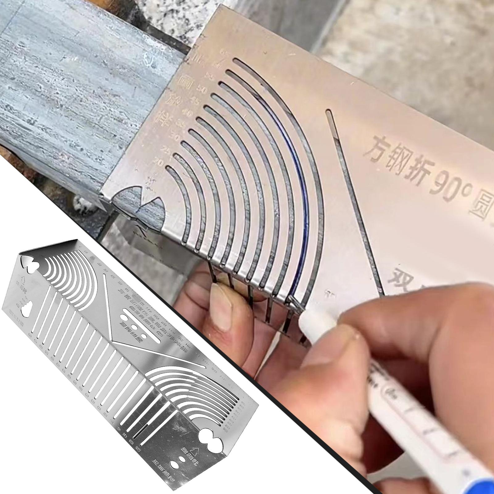 Dovetail Marking Guide - Arc Marking Ruler Right Angle Construction