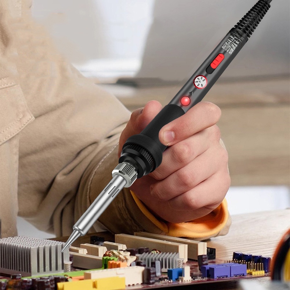 Workshop Electric Tools - 80W Electric Soldering Iron Set With