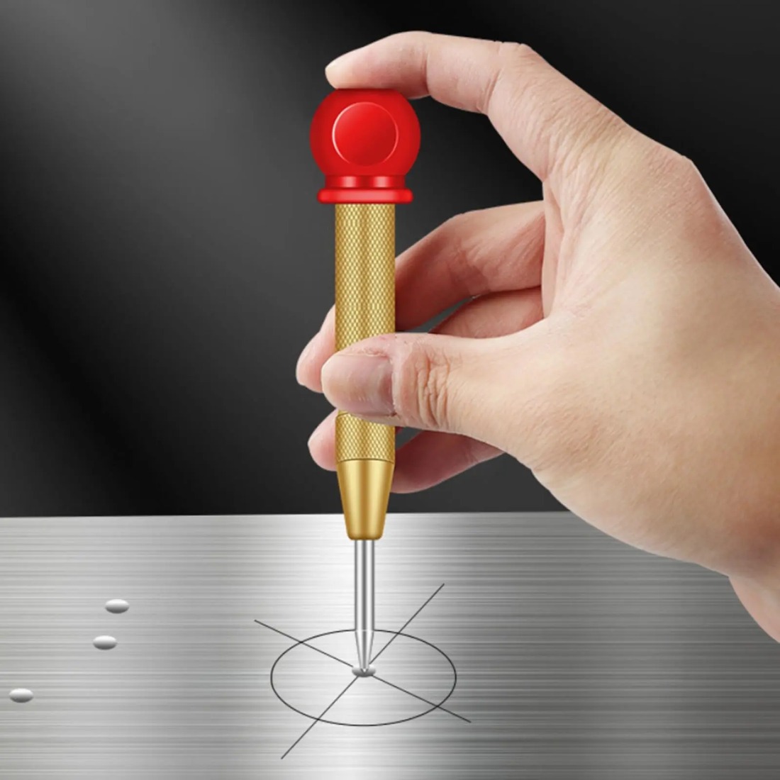 Marking Tools In Workshop - Center Punch with Cap for Metal