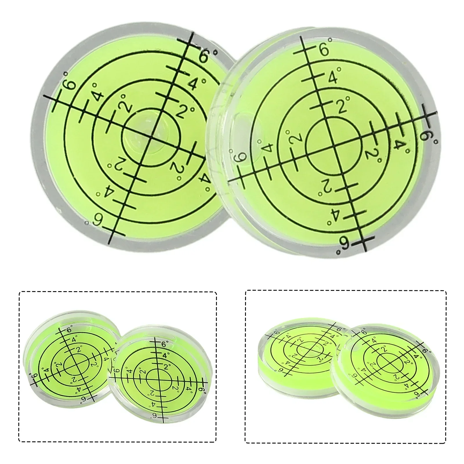 Marking Tools In Workshop - 2pcs Bubble Level 32×7mm Horizontal Precision