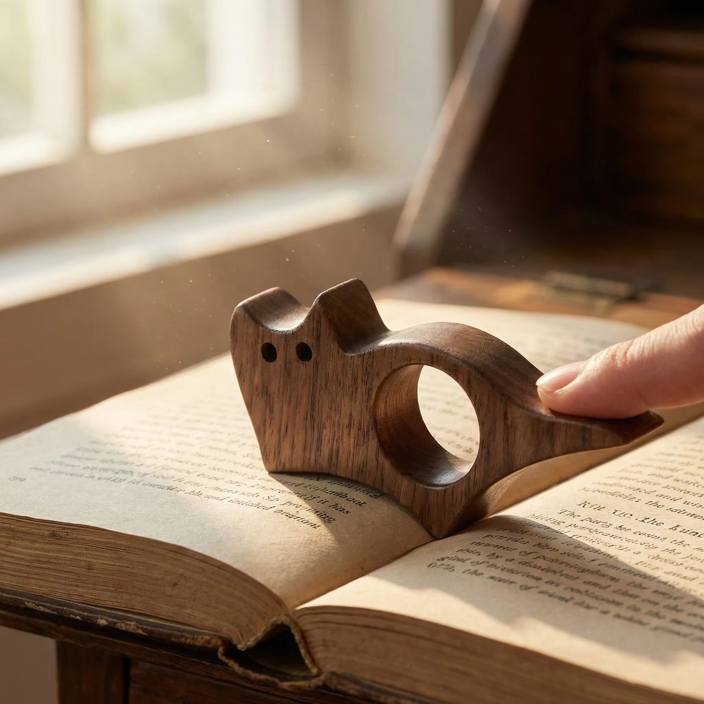 Dovetail Marking Guide - Wooden Pet Cat Dog Reading Bookmark