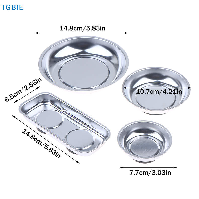 Magnetic Parts Tray - [TL]【TL】Stainless Steel Magnetic Tray Circular Magnetic