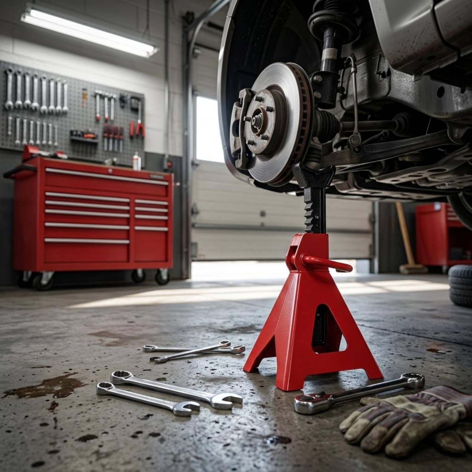 2 Pieces Lift Stands Wide Base - Tools For Garage incelemesi ve fiyatı