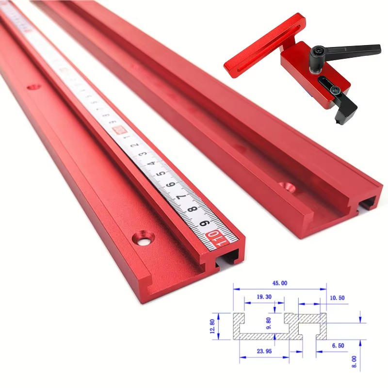 1PC Chute Aluminium alloy T-tr - Router Table Insert incelemesi ve fiyatı