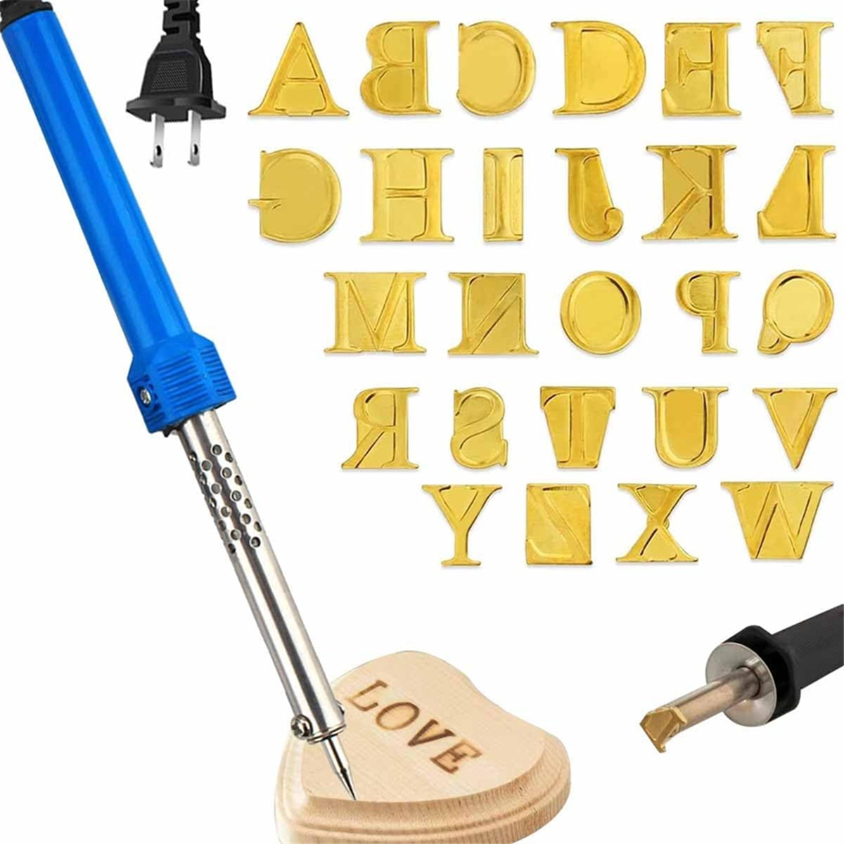 New Wood Burner with Letters S - Chisel Set Wood incelemesi ve fiyatı