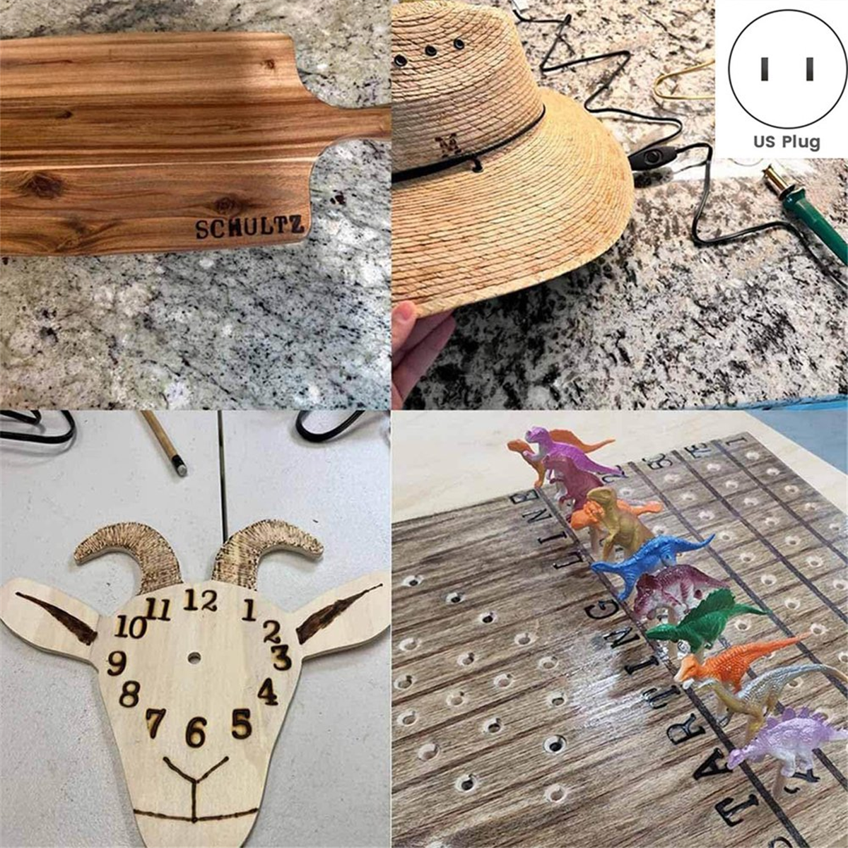 New Wood Burner with Letters S - Chisel Set Wood incelemesi ve fiyatı