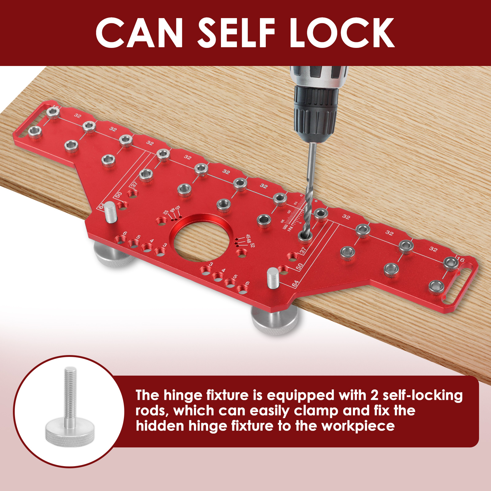 2 In 1 Shelf Pin Jig and Cabin - Dowel Jig Kit incelemesi ve fiyatı