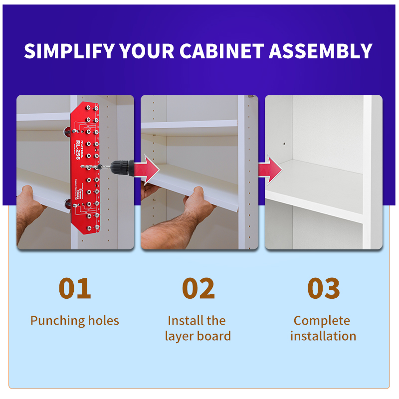 Shelf Pin Jig Set Aluminium Al - Dowel Jig Kit incelemesi ve fiyatı