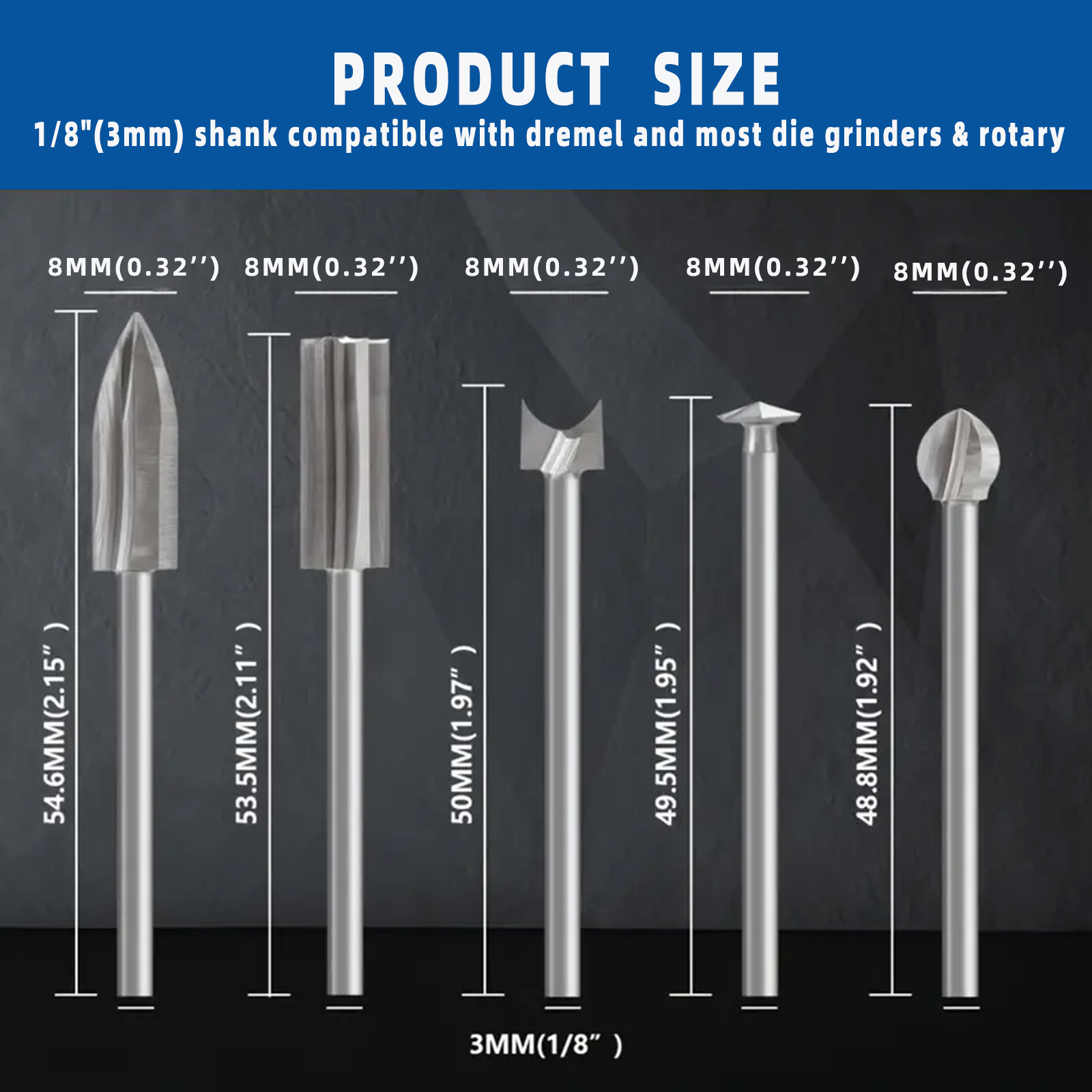 10PCS Wood Carving Drill Bit S - Chisel Set Wood incelemesi ve fiyatı