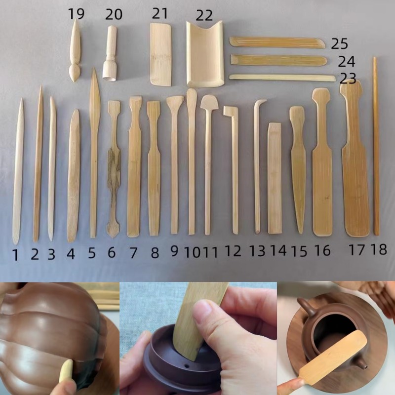 25pcs Pottery Teapot Making To - Chisel Set Wood incelemesi ve fiyatı