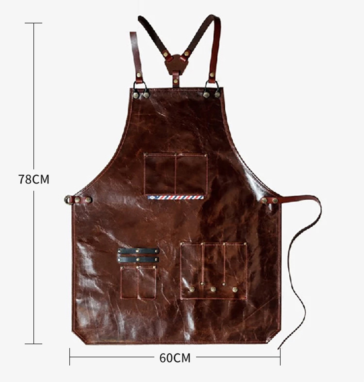 Men's Leather Work Apron with  - Workshop Cleaning Tools incelemesi ve fiyatı