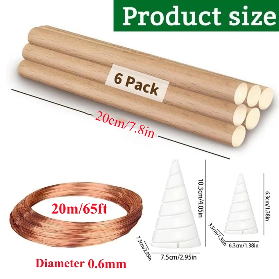 20m/65ft Electroculture Garden - Dowel Jig Kit incelemesi ve fiyatı
