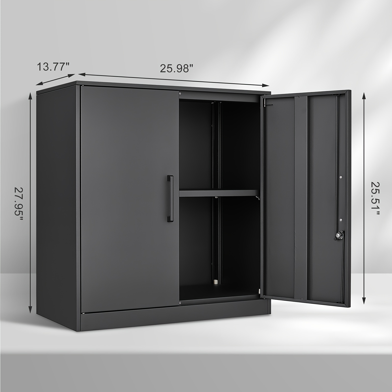 Black Metal Wall Storage Cabin - Tools For Garage incelemesi ve fiyatı