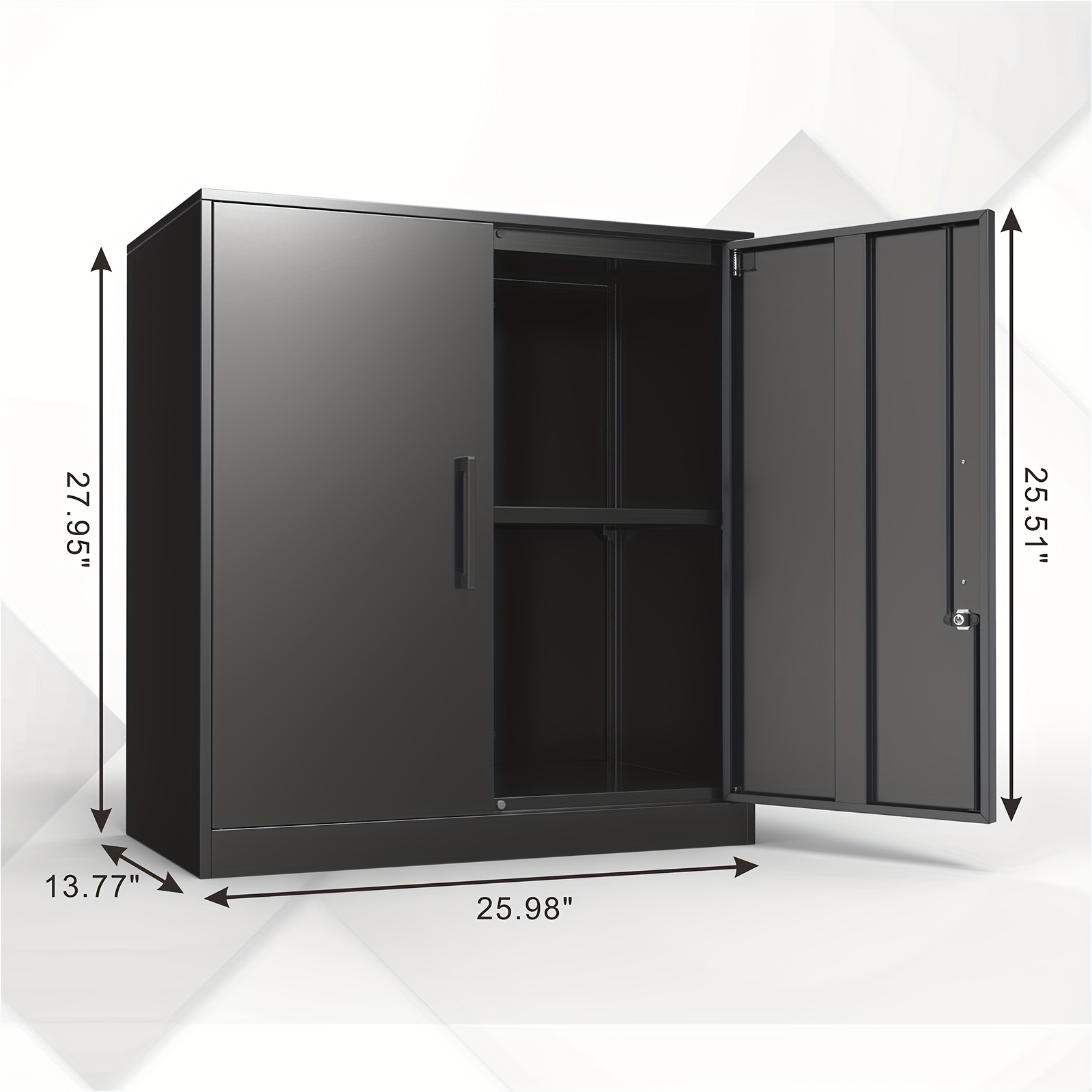 Black Metal Wall Storage Cabin - Tools For Garage incelemesi ve fiyatı