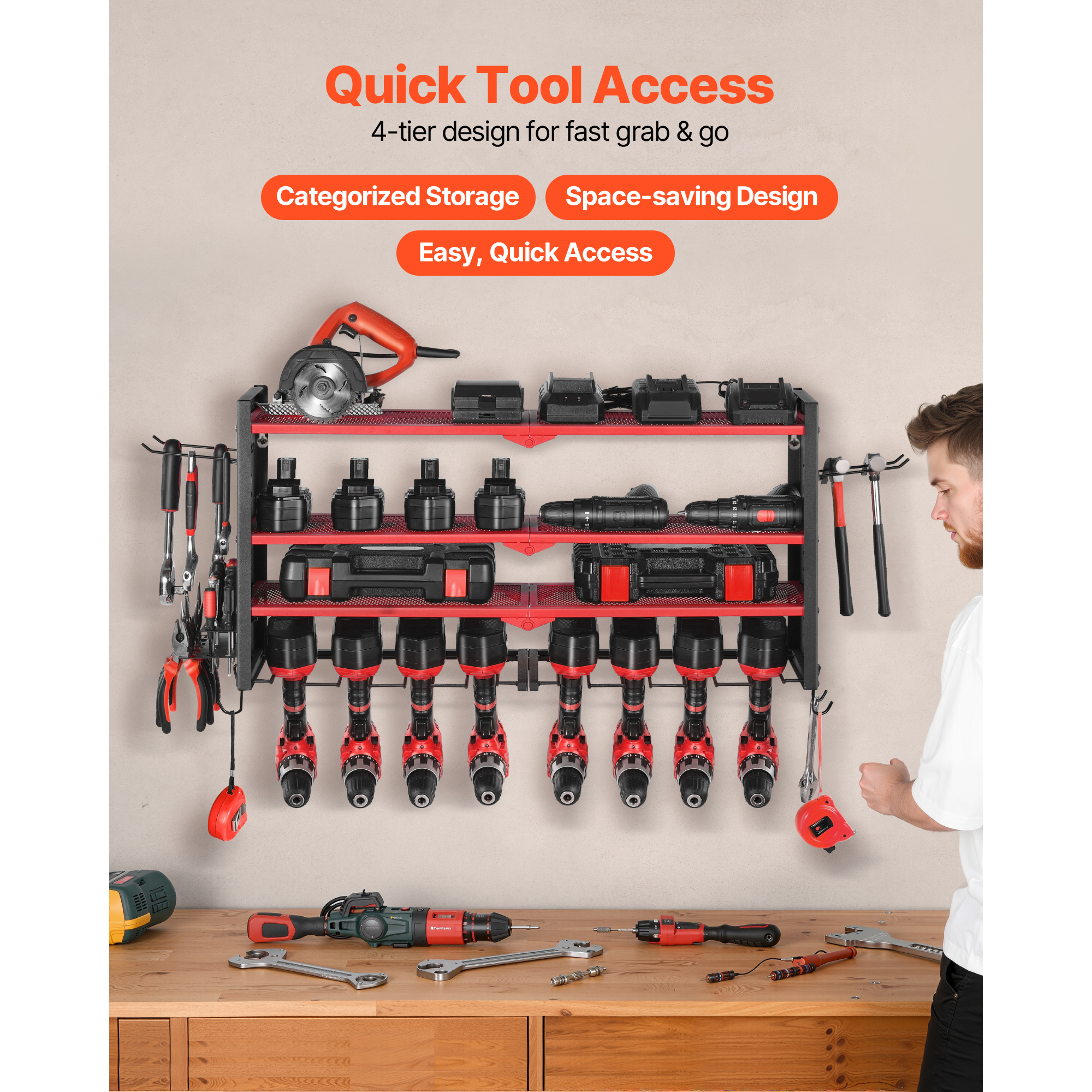 SucceBuy 4-Layer Hand Power To - Workshop Electric Tools incelemesi ve fiyatı
