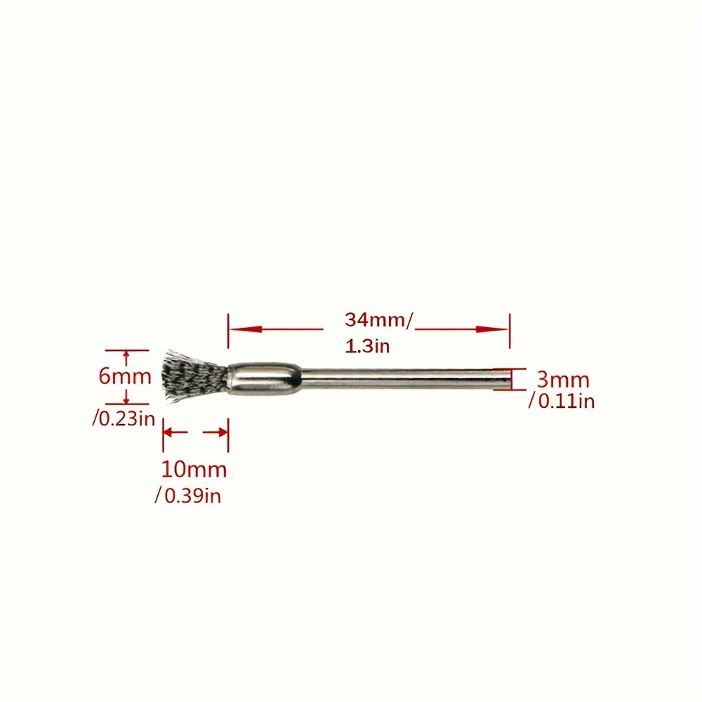 9Pcs Mini Steel Wire Brush Dri - Workshop Cleaning Tools incelemesi ve fiyatı