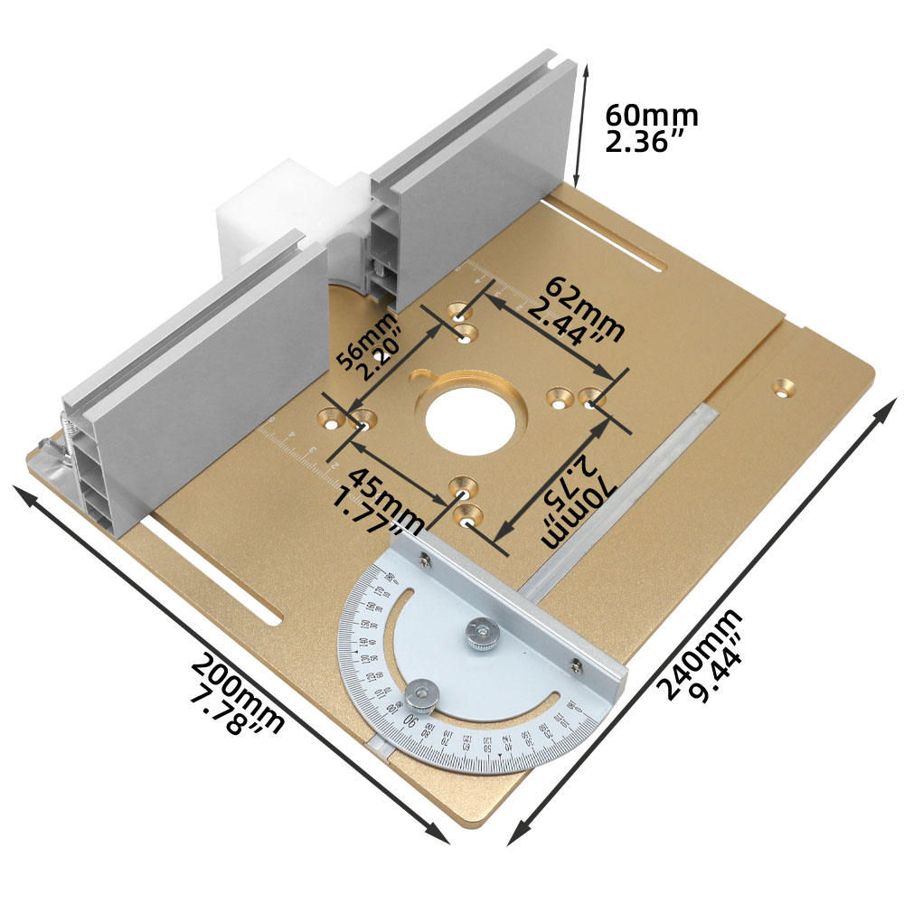 C8 Aluminum Router Table Inser - Router Table Insert incelemesi ve fiyatı