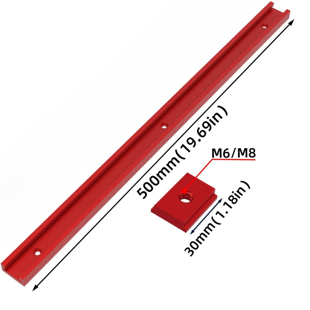 T30 Track 50cm Aluminium T-Sli - Dowel Jig Kit incelemesi ve fiyatı