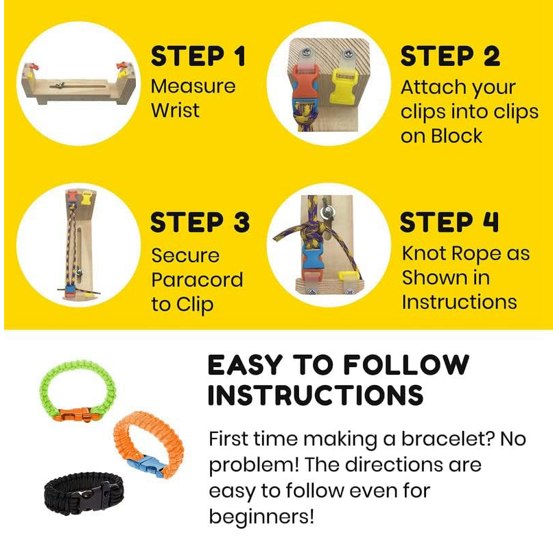 Wood Paracord Jig Bracelet Mak - Dowel Jig Kit incelemesi ve fiyatı