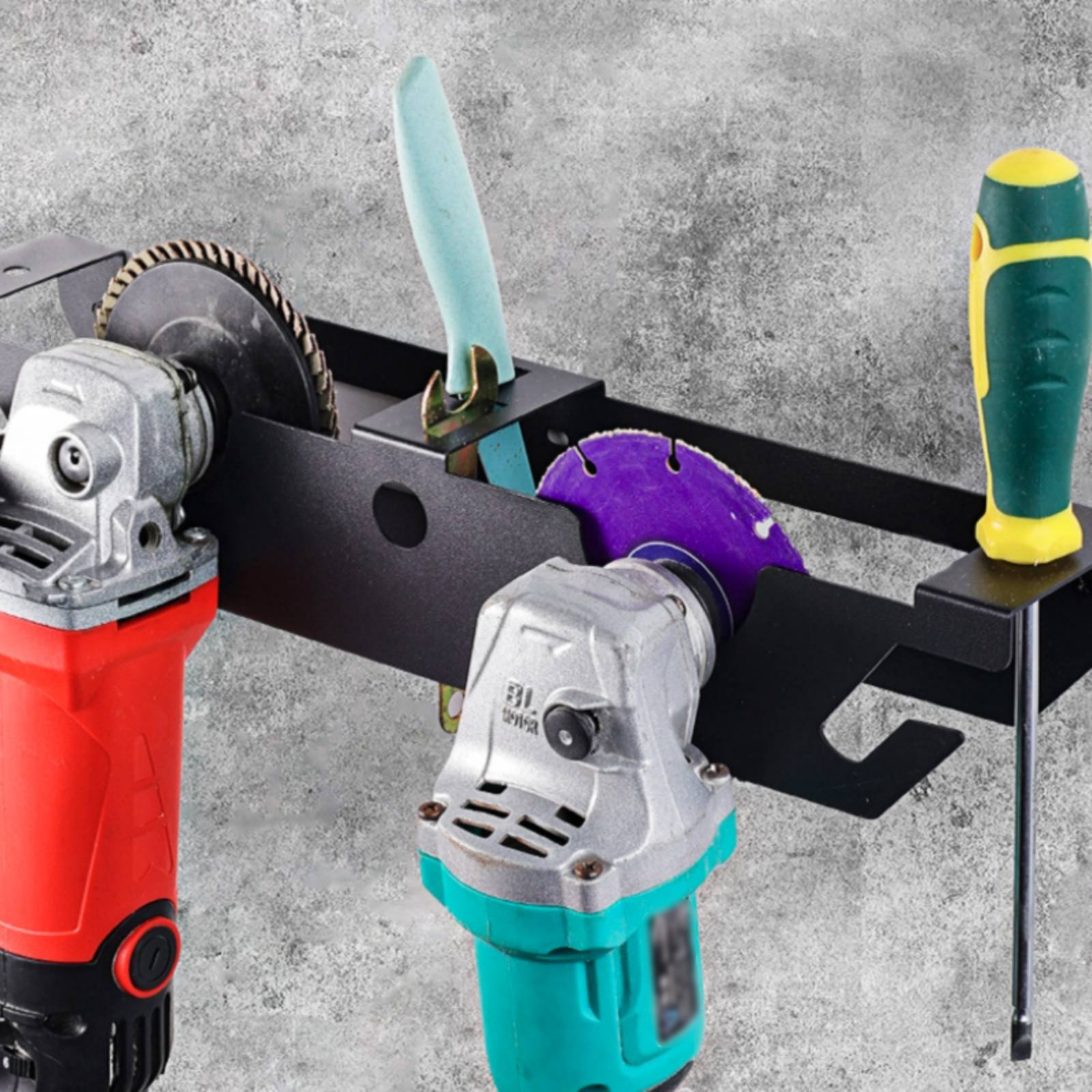 4 Bay Angle Grinder Rack Large - Tools For Garage incelemesi ve fiyatı