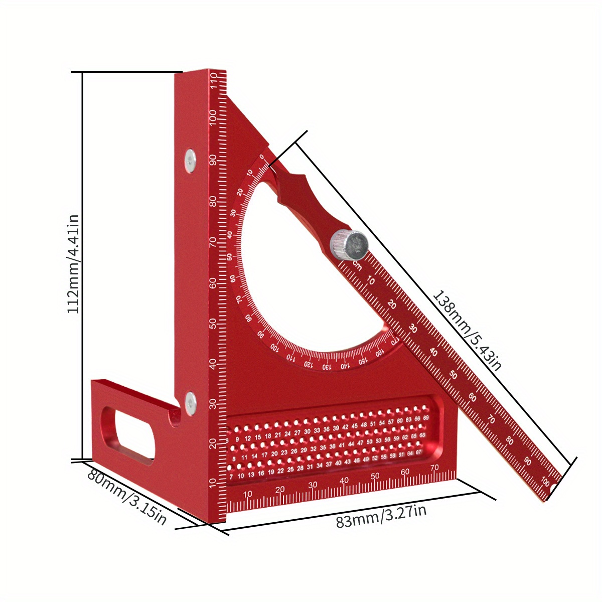 3D Adjustable Carpentry Square - Dovetail Marking Guide incelemesi ve fiyatı