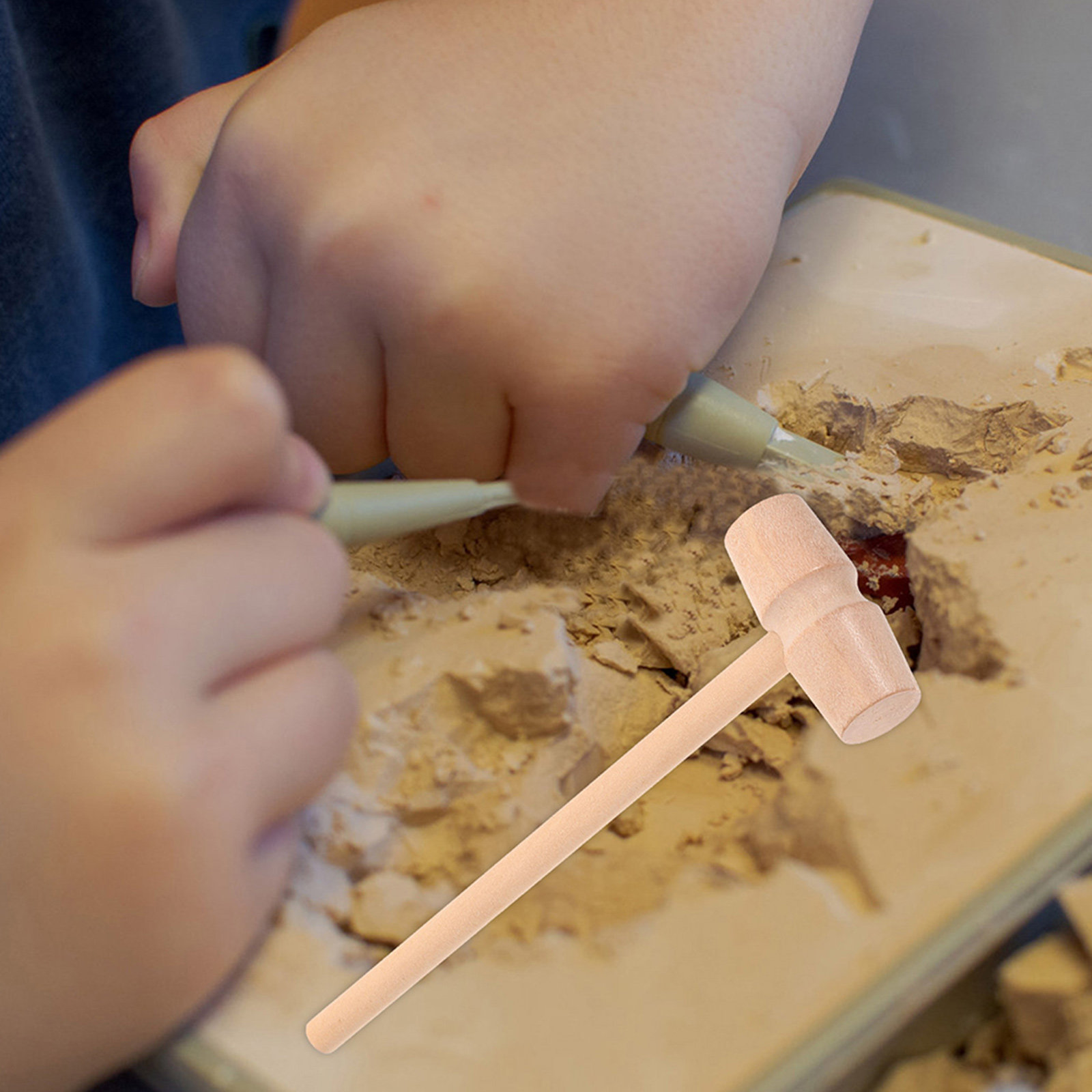 1Set Kids Excavation Tool Kit  - Chisel Set Wood incelemesi ve fiyatı