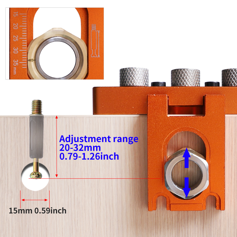 Dowel Jig Kit 3-in-1 Adjustabl - Dowel Jig Kit incelemesi ve fiyatı