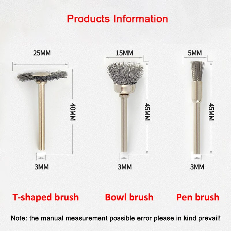 2/5pcs Pen/Bowl/T-shape Steel  - Workshop Cleaning Tools incelemesi ve fiyatı