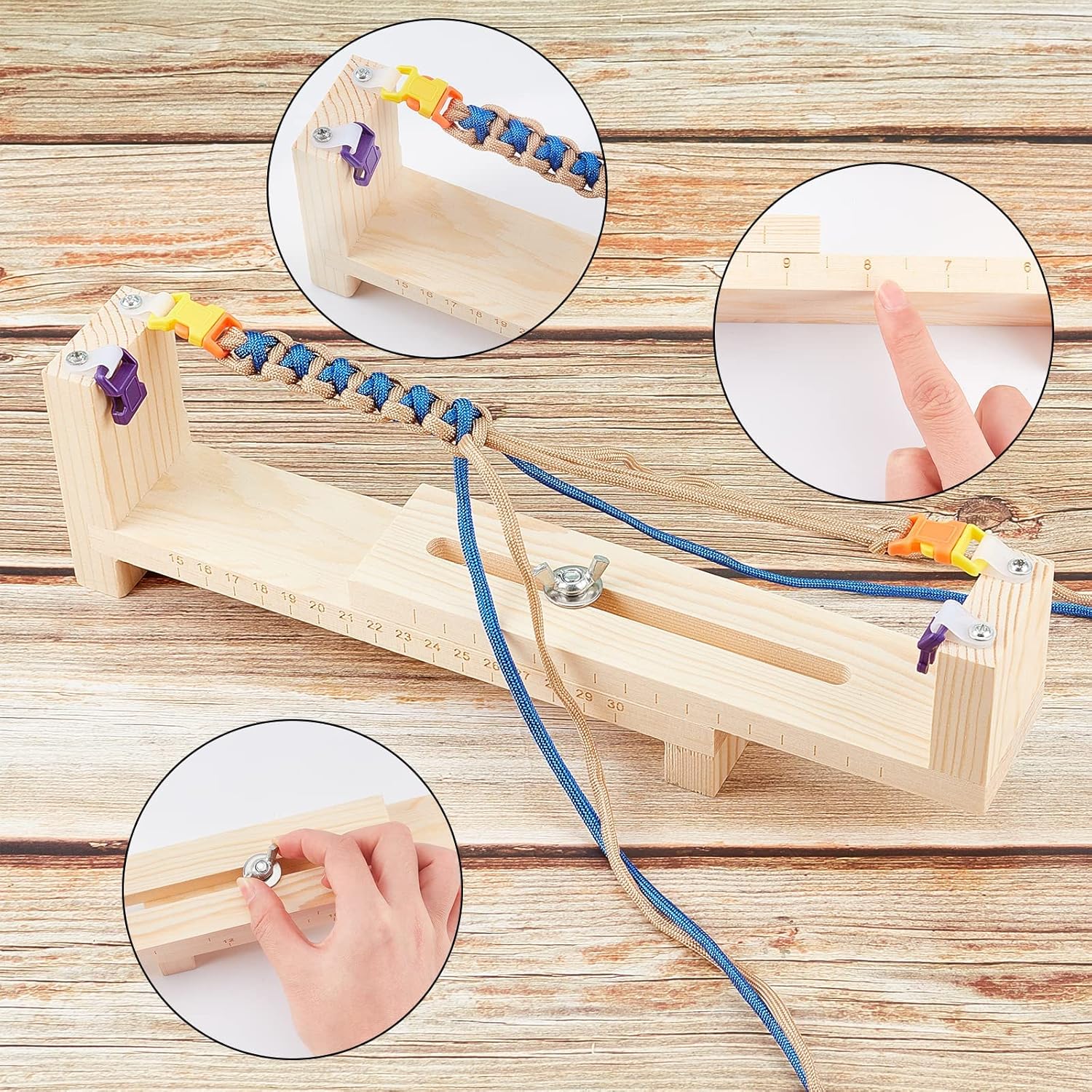 Wood Paracord Jig Bracelet Mak - Dowel Jig Kit incelemesi ve fiyatı