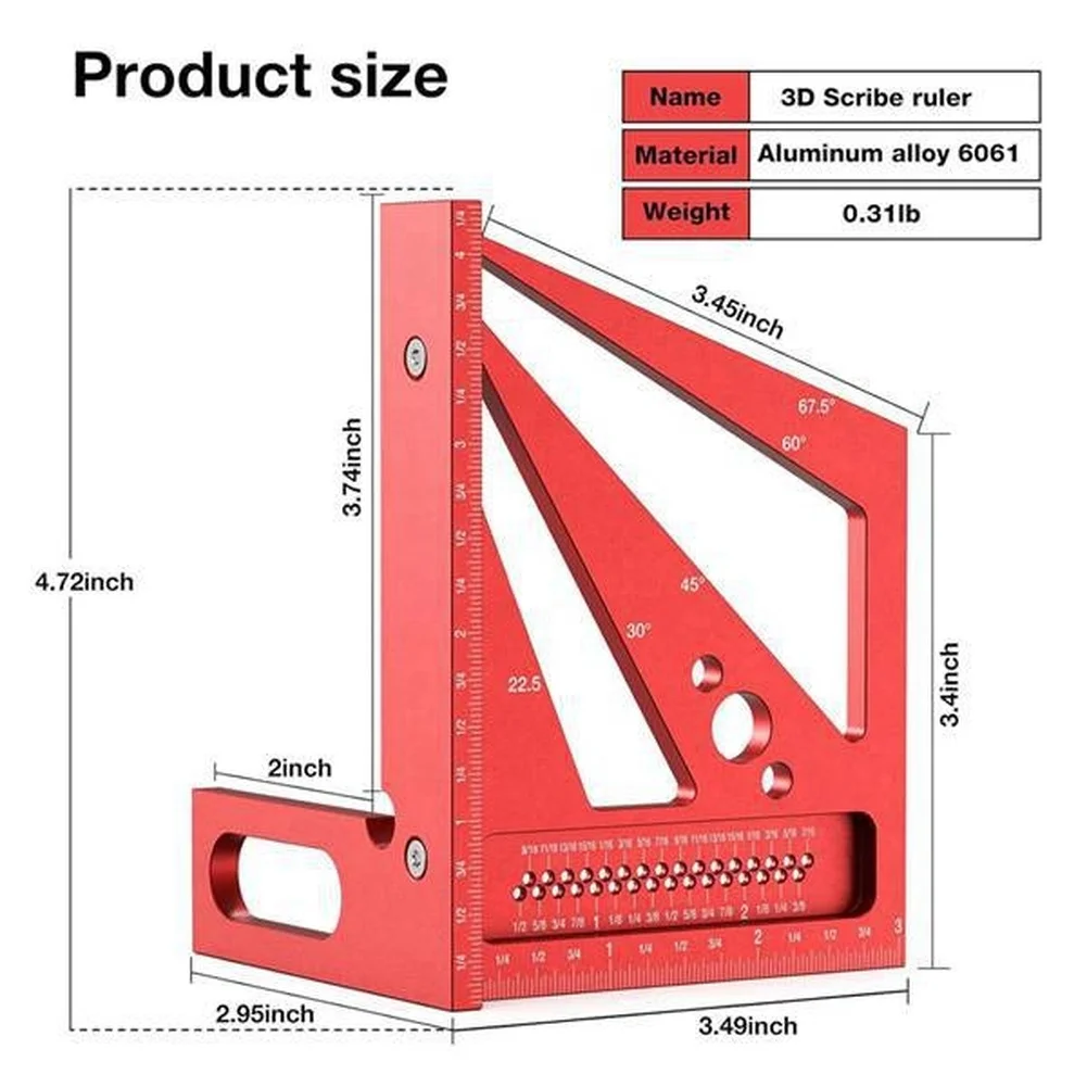 Red 3D Multi Angle Measuring R - Marking Tools In Workshop incelemesi ve fiyatı
