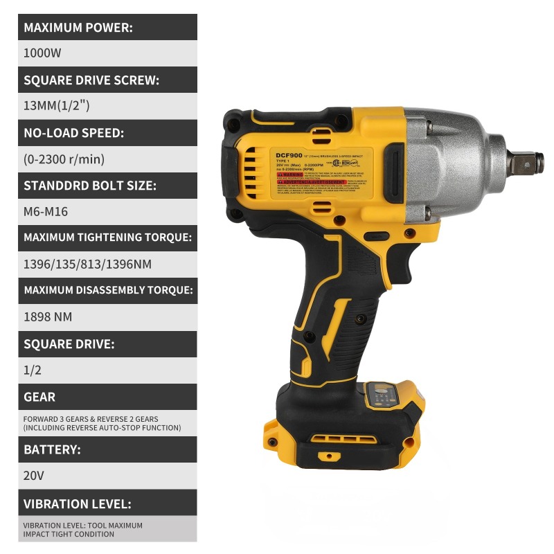 High Torque Cordless Impact Wr - Workshop Electric Tools incelemesi ve fiyatı